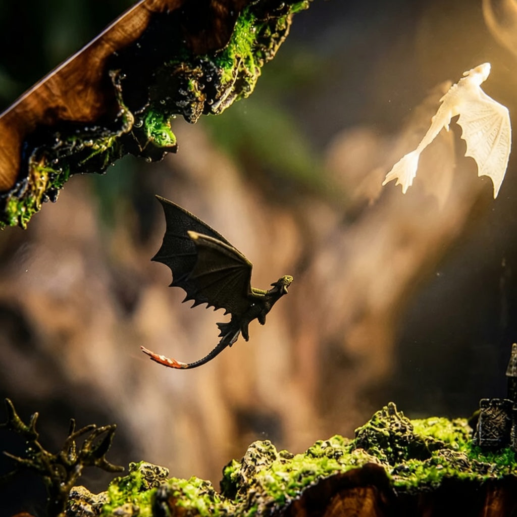 NigtDragon - 3D Led Resin Lamp